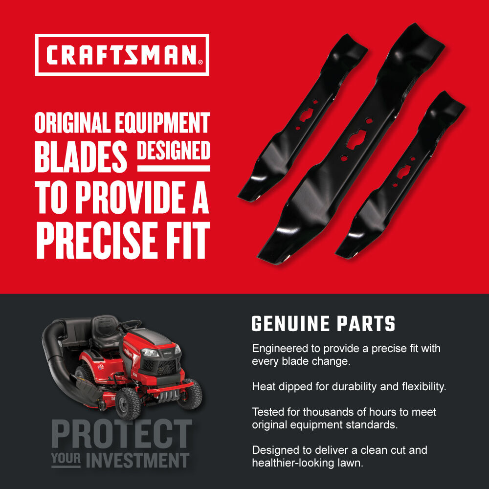 Craftsman lawn mower blades 42 shop inch